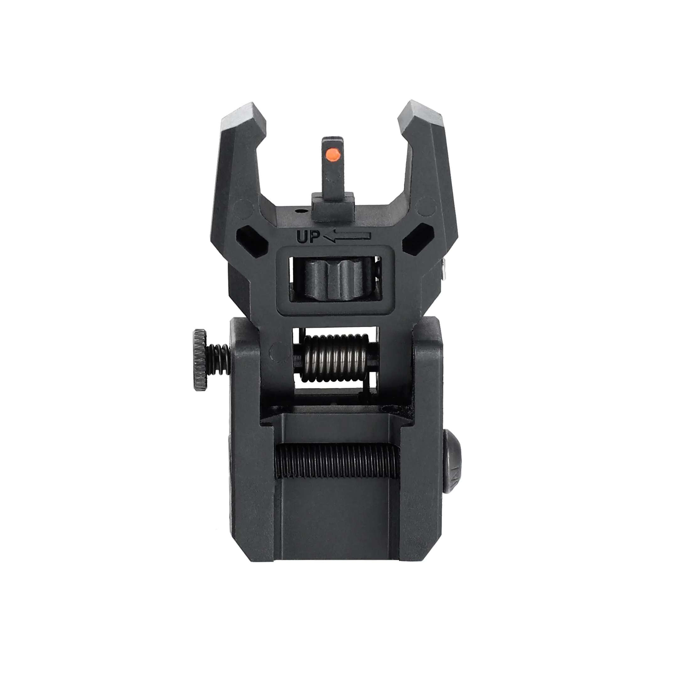 ohhunt® Green Red Dot Flip Up Sights Fiber Optics Polymer Front Rear Back Up Sight