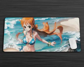 One Piece Nami Beachside Gaming Mouse Pad