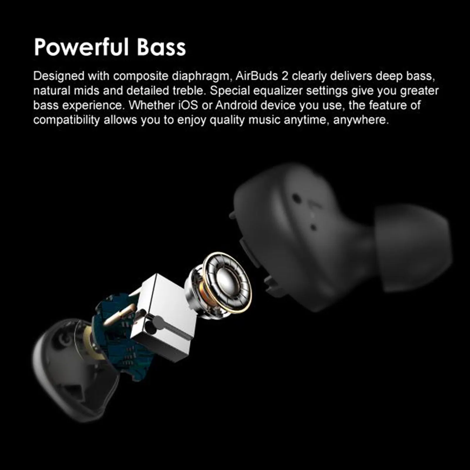 Oraimo AirBuds 2 Stereo Bass True Wireless In-Ear Earbuds