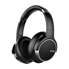 Otium Active Noise Cancelling Bluetooth Headphones, Hi-Fi Stereo Over-Ear Wireless Headsets with Mic, Comfortable Protein Earpads, 20  Hours Playtime for Travel Work TV PC Computer Phone