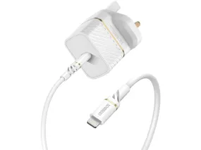 Otterbox Uk Wall Charger 20W - 1X Usb-C 20W Usb-Pd   Usb C-Lightning Cable 1M White