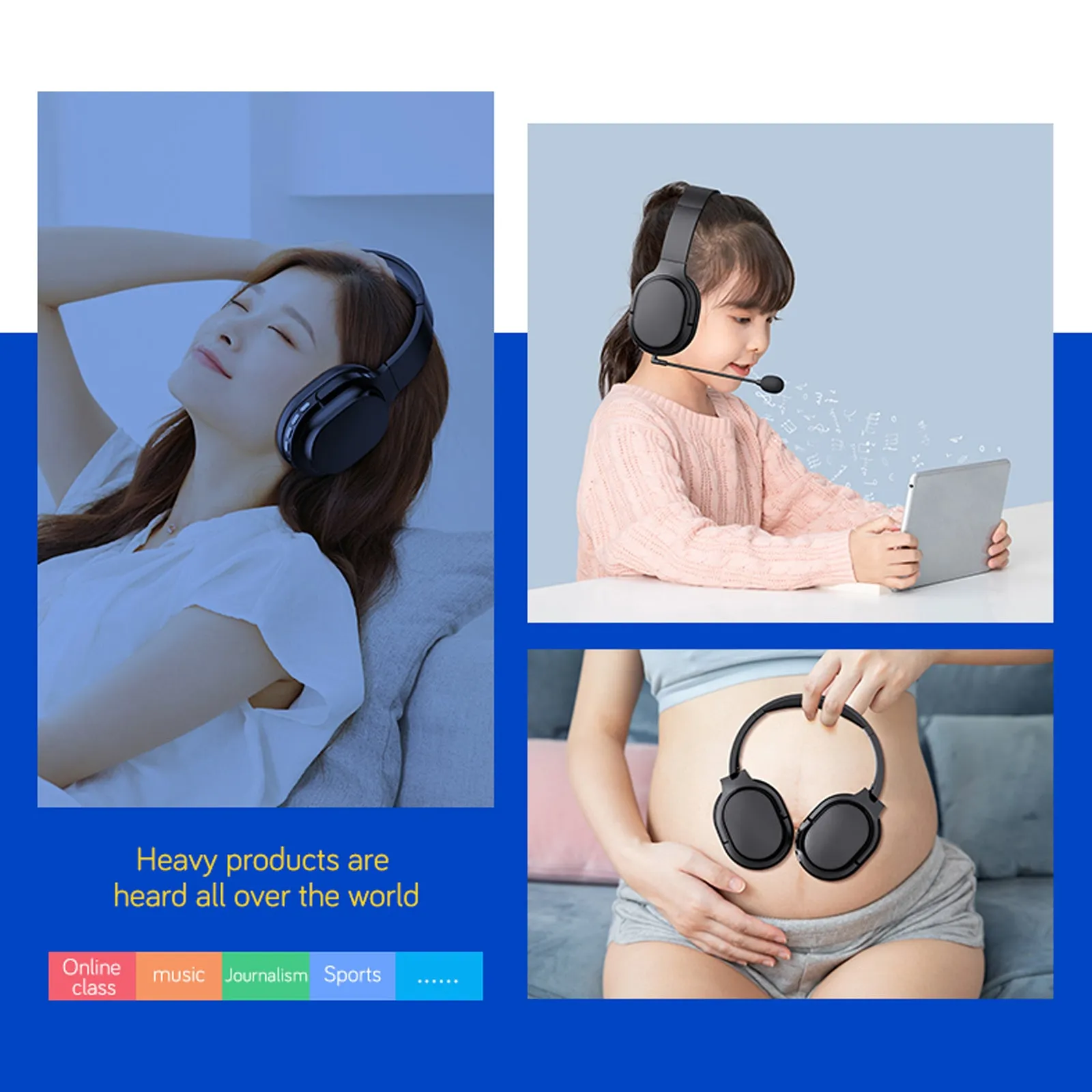 OY713 Over Ear Music Headset