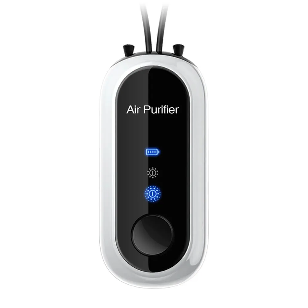 Personal Mini Air Purifier Necklace | Wearable Air Purifier with USB Charging