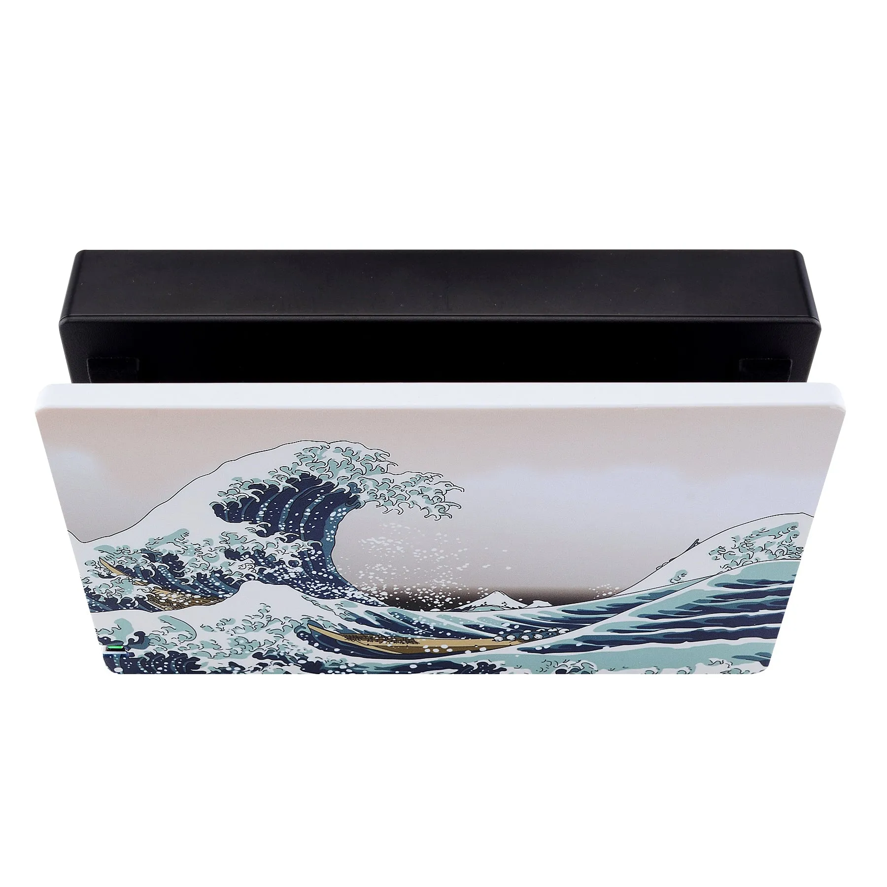 PlayVital The Great Wave Patterned Custom Protective Case for NS Switch Charging Dock, Dust Anti Scratch Dust Hard Cover for NS Switch Dock - Dock NOT Included - NTG7001