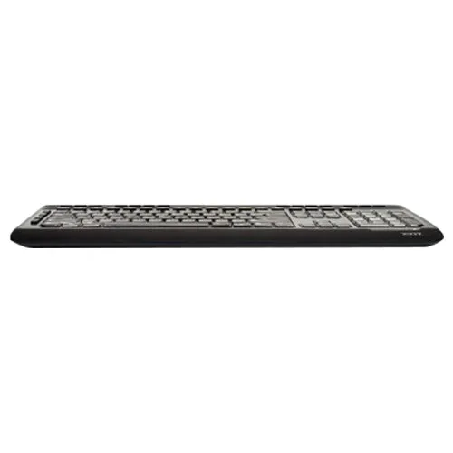 Port Connect Qwerty Wireless Silent Keyboard & Mouse - Black | 900901-UK