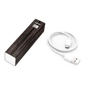 Portable Phone Charger Wood