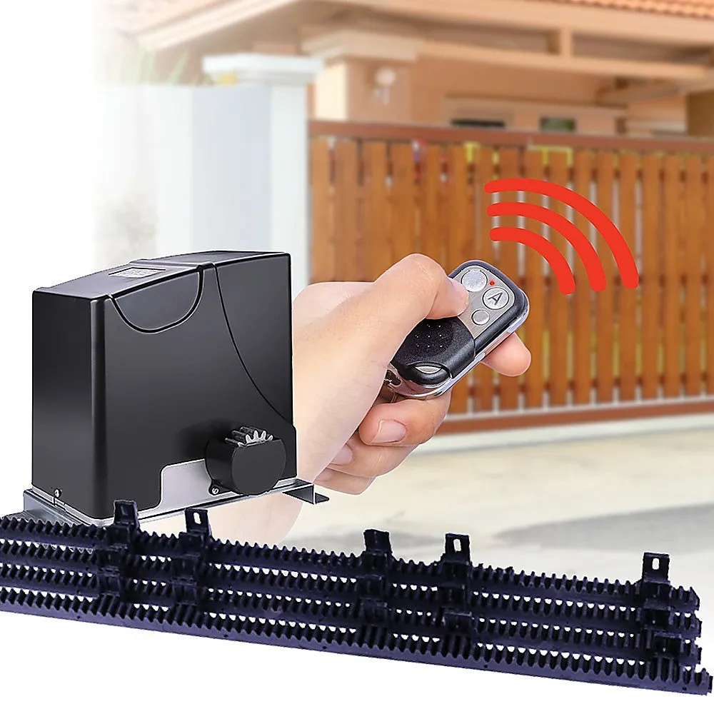 Powerful 1000KG Sliding Gate Opener w 4m Rail, 3 Remotes