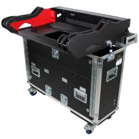 ProX XZF-HESHOG418 For High-End Systems HOG 4-18 Flip-Ready Hydraulic Console Easy Retracting Lifting Case by ZCASE