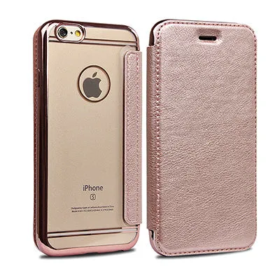 PU Leather Case For Samsung Galaxy J5 J7 2016 A3 A5 A7 2016 Note 5 4 S6 S7 Edge Clear Cover Wallet For iPhone 6 6s 7 Plus 5s SE