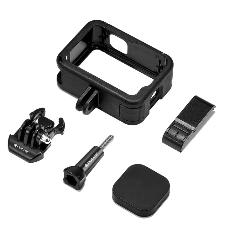 PULUZ Frame Expansion PA Cage with Side Interface Cover for GoPro HERO13 Black /12 Black /11 Black /10 Black /9 Black(Black)