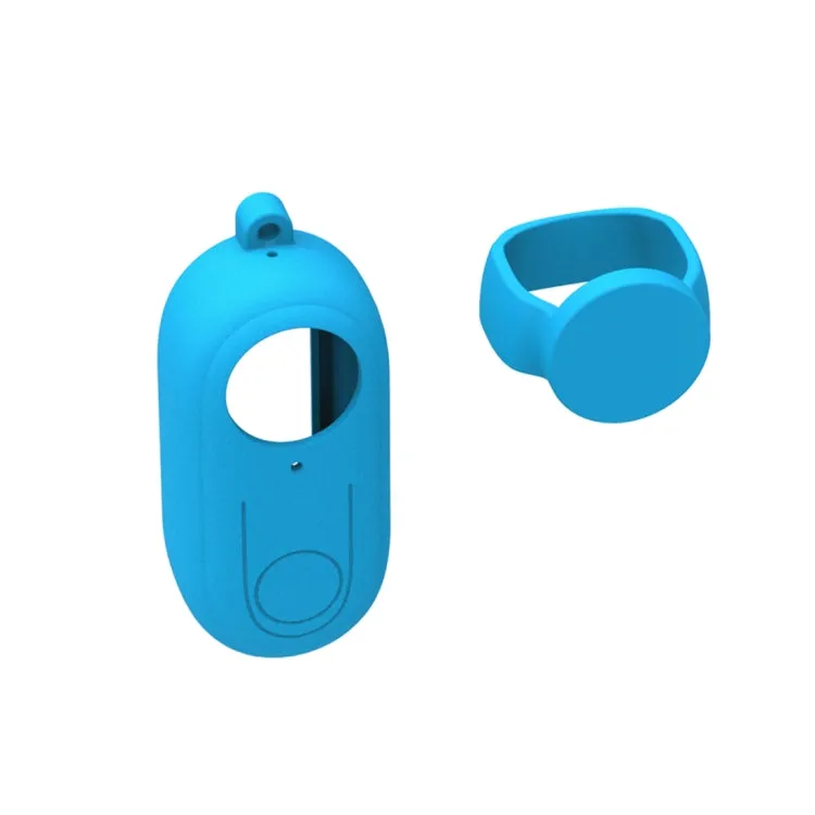 PULUZ Silicone Protective Case with Lens Cover for Insta360 GO 2(Blue)