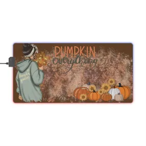 "Pumpkin Everything" RGB LED Gaming Mouse Pad