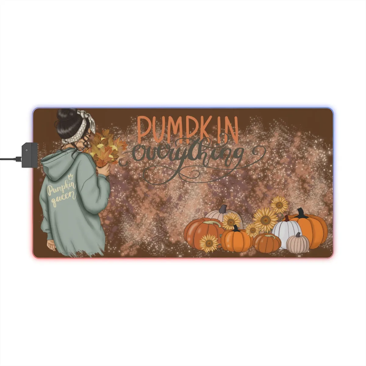 "Pumpkin Everything" RGB LED Gaming Mouse Pad