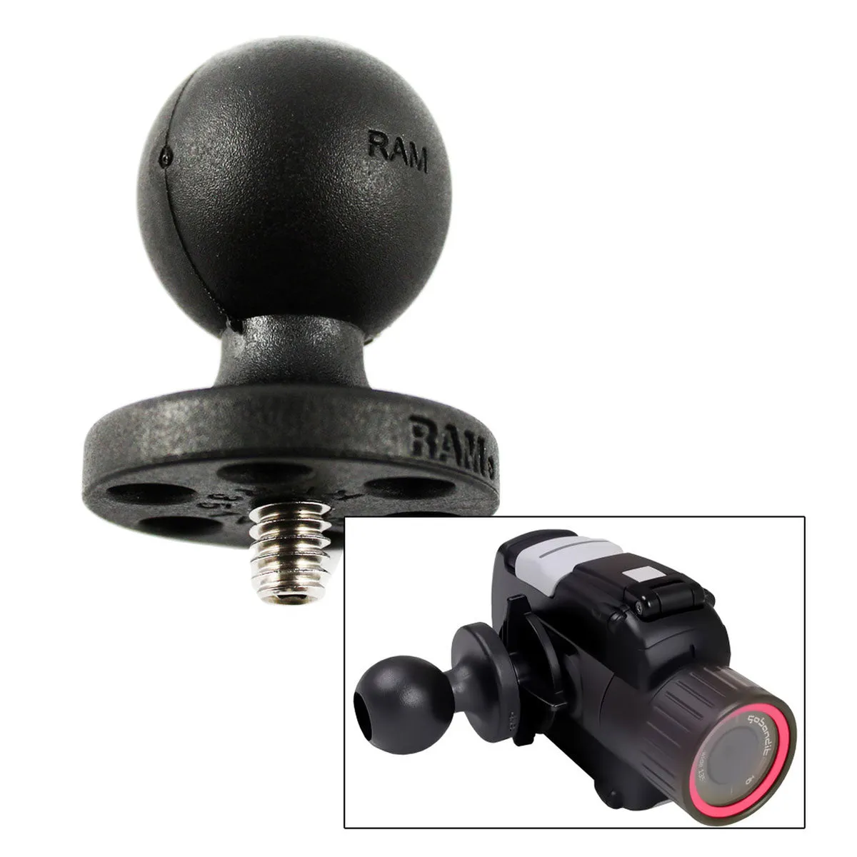 RAM 1" Ball with 1/4-20 Stud for Cameras