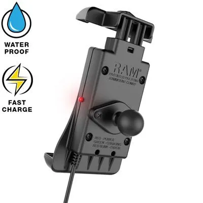 RAM® Quick-Grip™ Waterproof Wireless Charging Holder with Ball