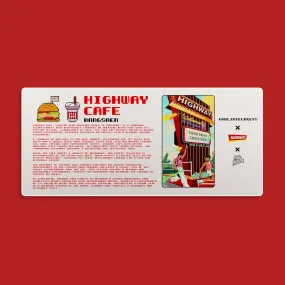 [Ready Stock] Goblintechkeys x Highway Cafe x Trap Nation Deskmat XL - Highway Cafe