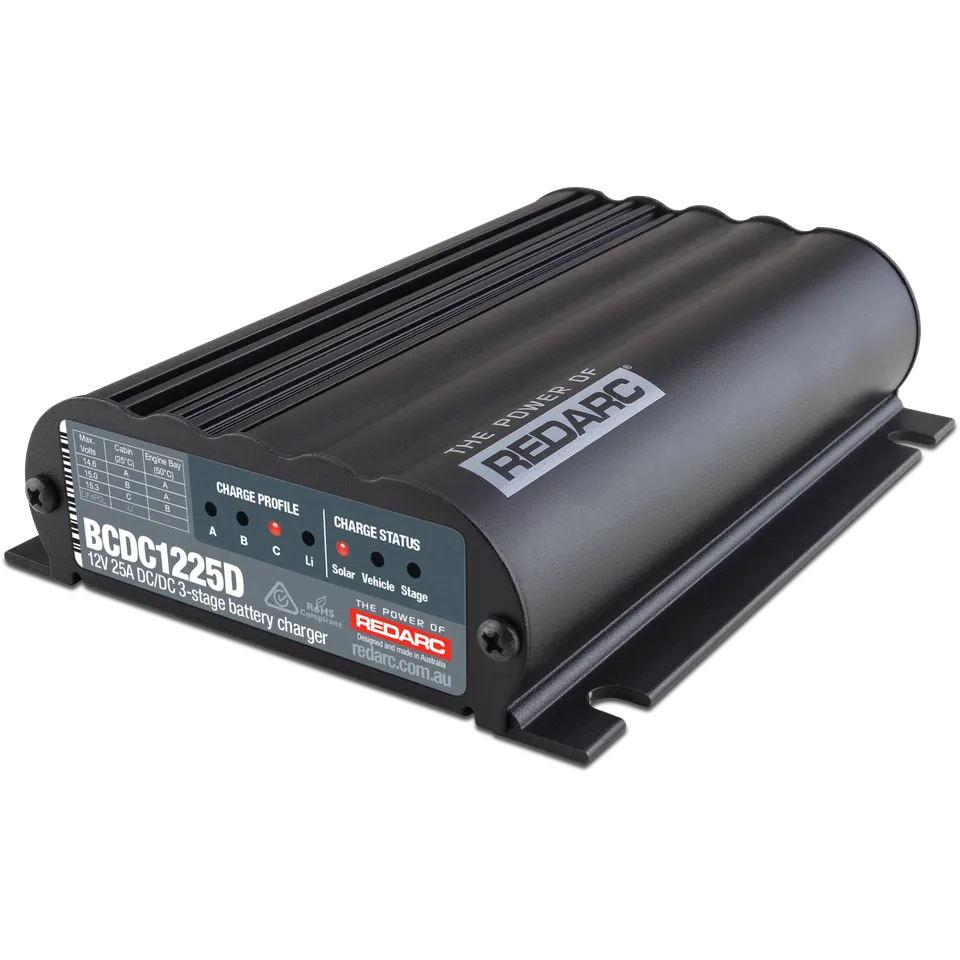 REDARC Dual Input 25A In-Vehicle DC Battery Charger