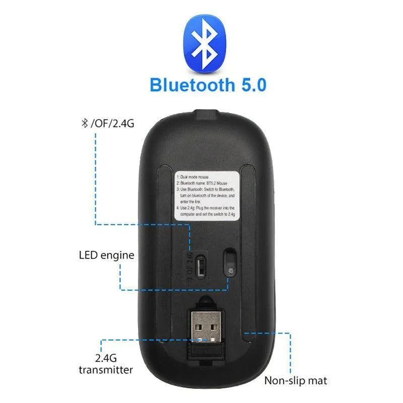 RGB Wireless Bluetooth Mouse