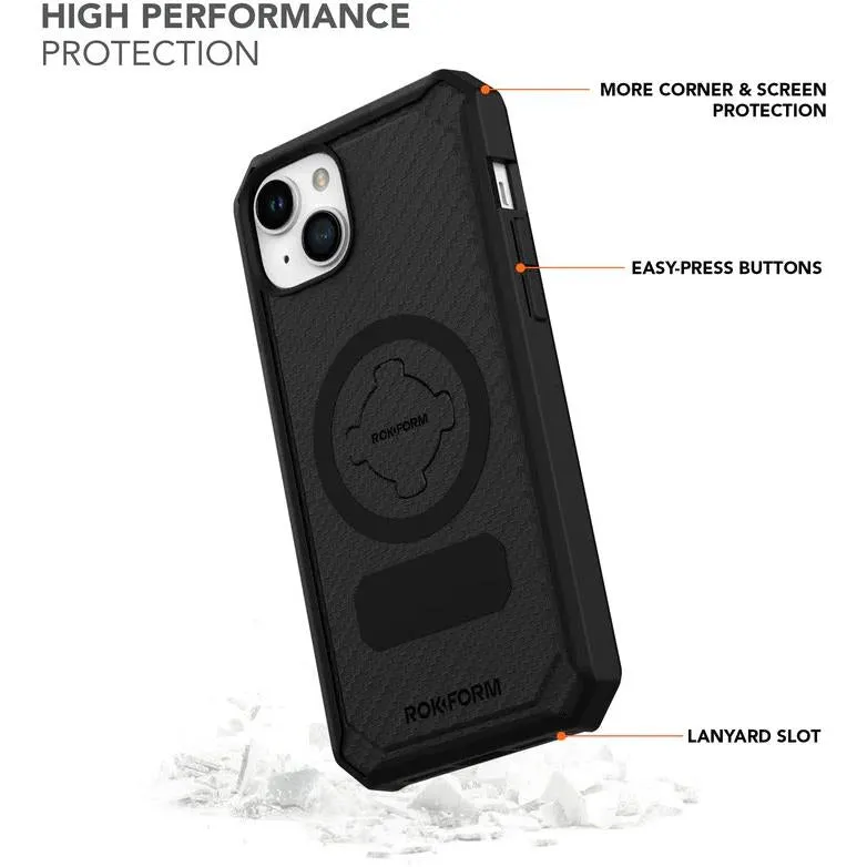 Rokform Rugged Case for iPhone 15 Plus (Black)