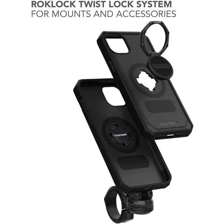 Rokform Rugged Case for iPhone 15 Plus (Black)