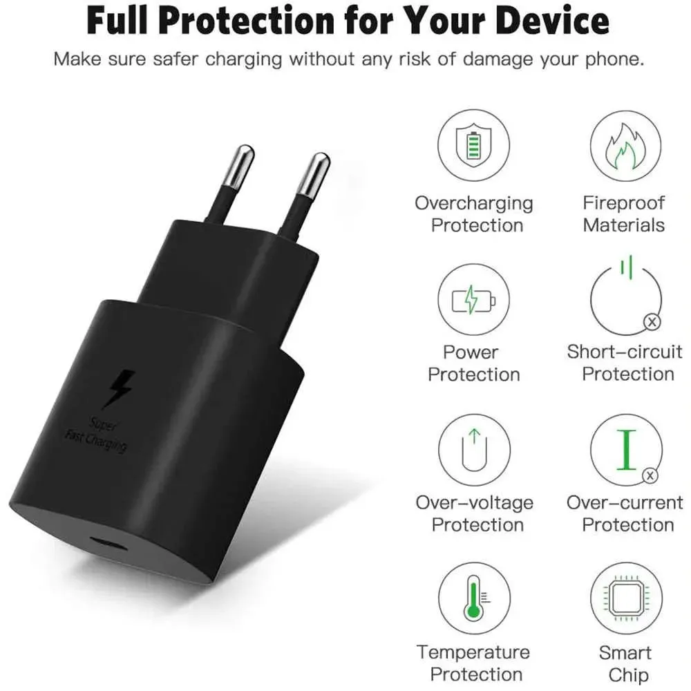 Samsung Charger with Cable 25 Watt