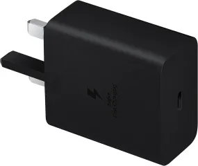 Samsung Galaxy 45W Super Fast Charger 2.0 with USB-C to C Cable, Black