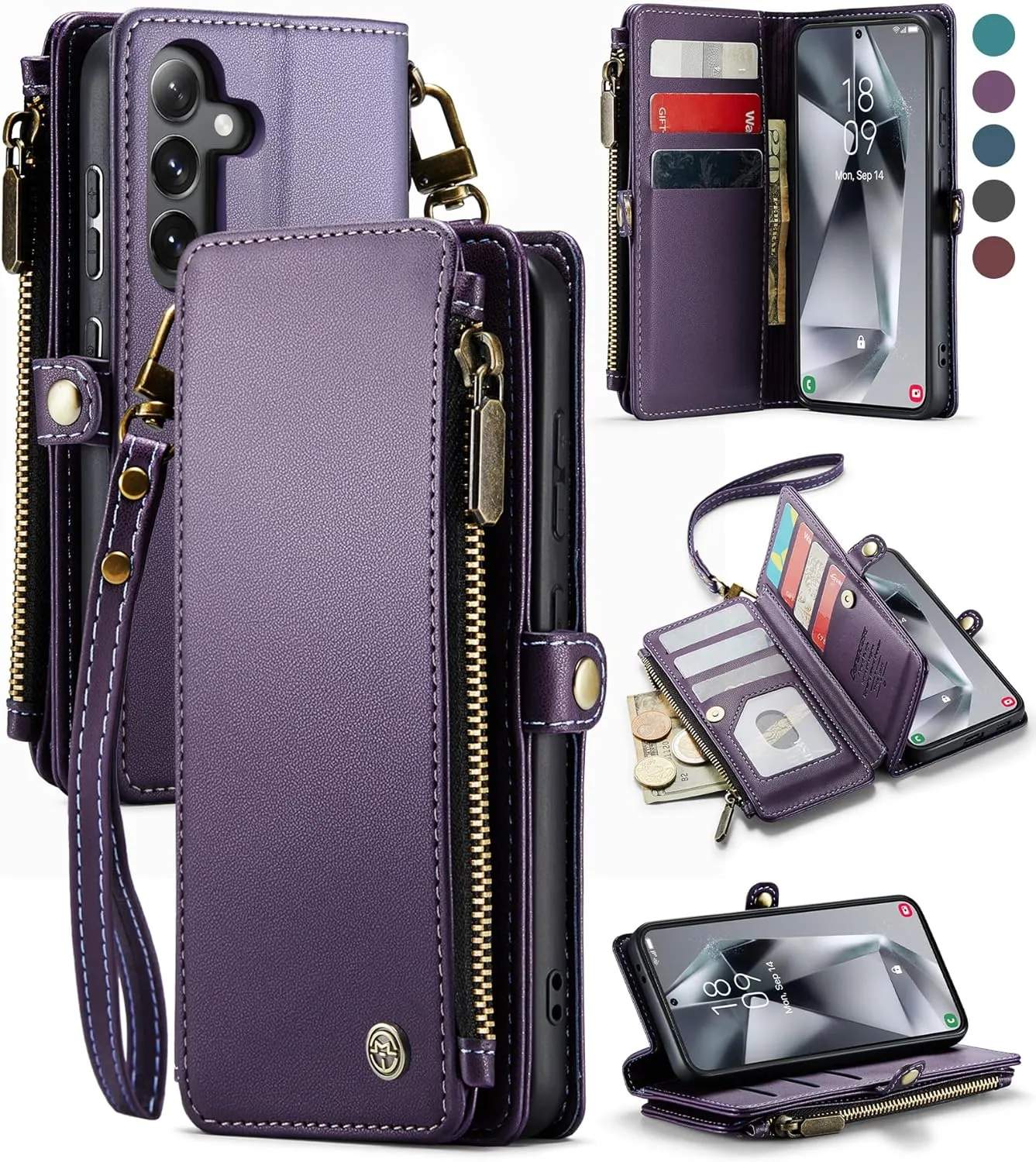 Samsung Galaxy S24 Plus Case Wallet Holder Phone Case