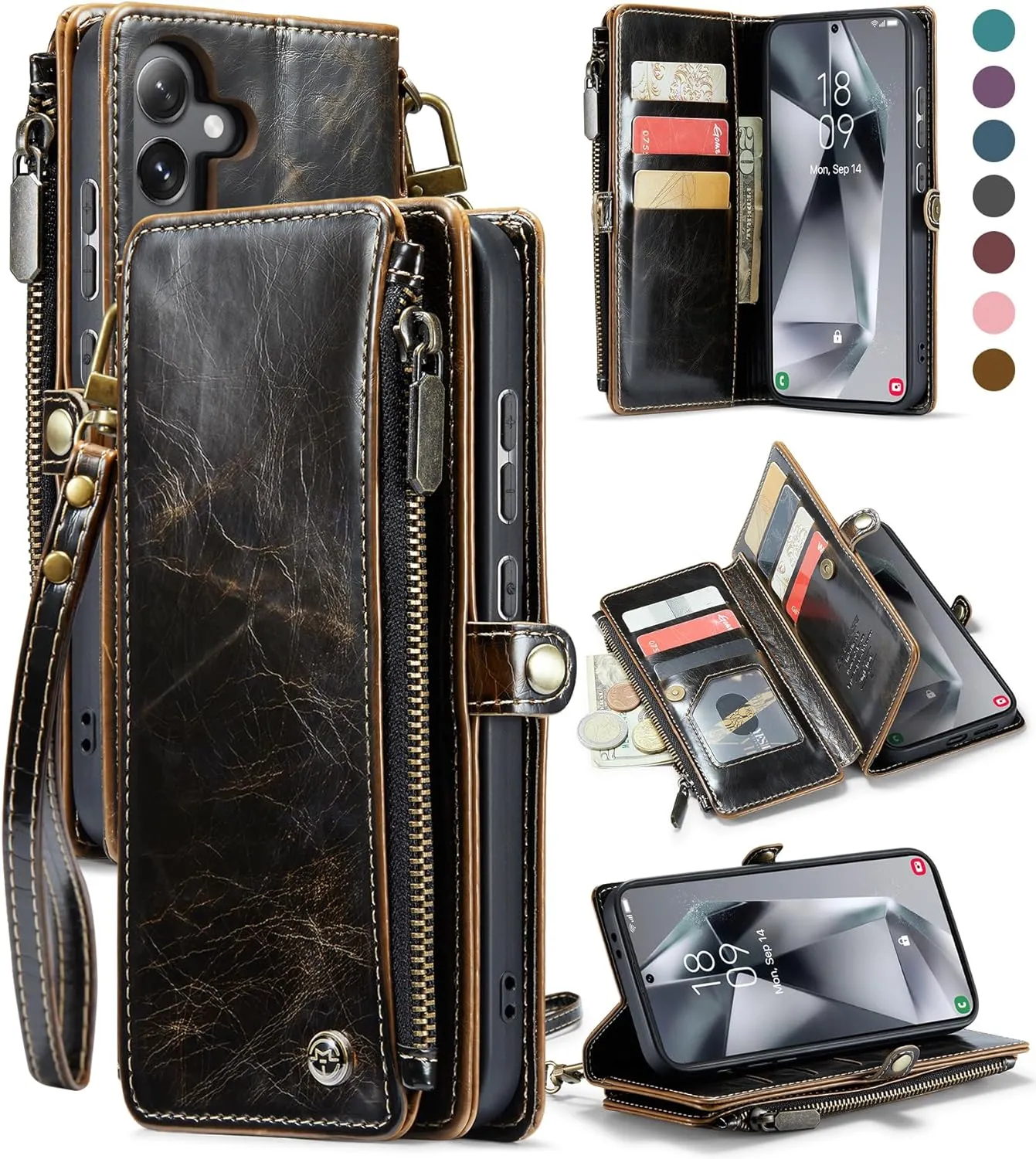 Samsung Galaxy S24 Plus Case Wallet Holder Phone Case