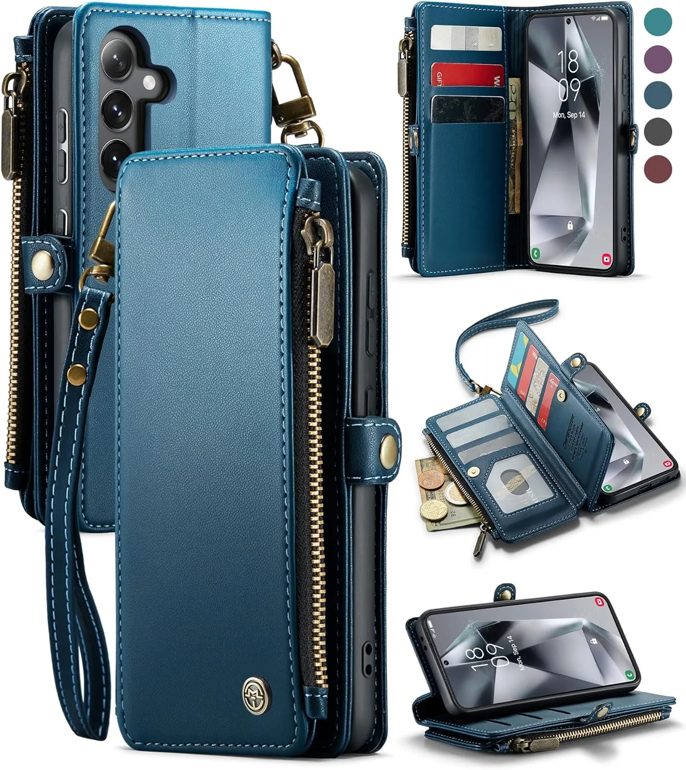 Samsung Galaxy S24 Plus Case Wallet Holder Phone Case