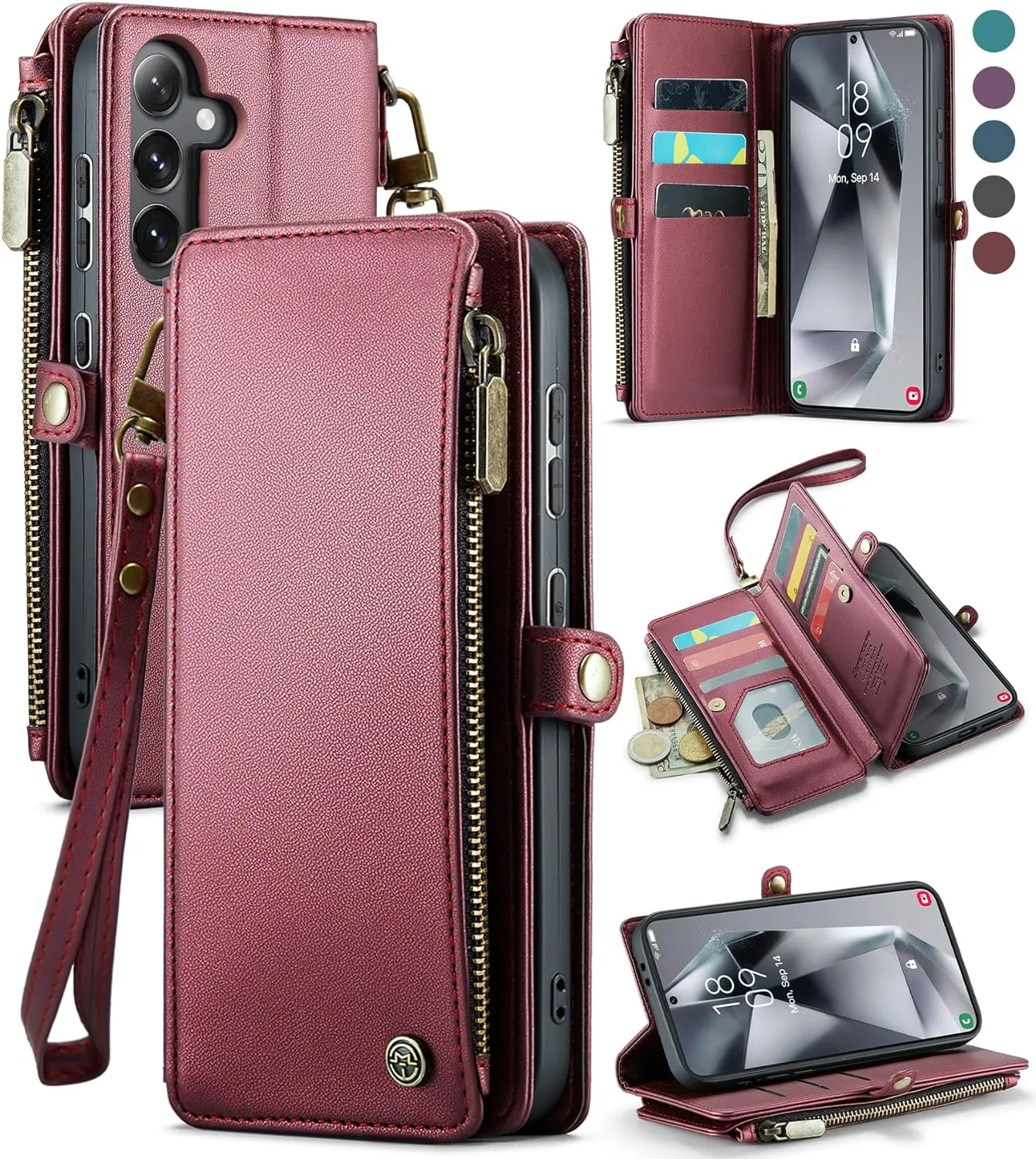 Samsung Galaxy S24 Plus Case Wallet Holder Phone Case