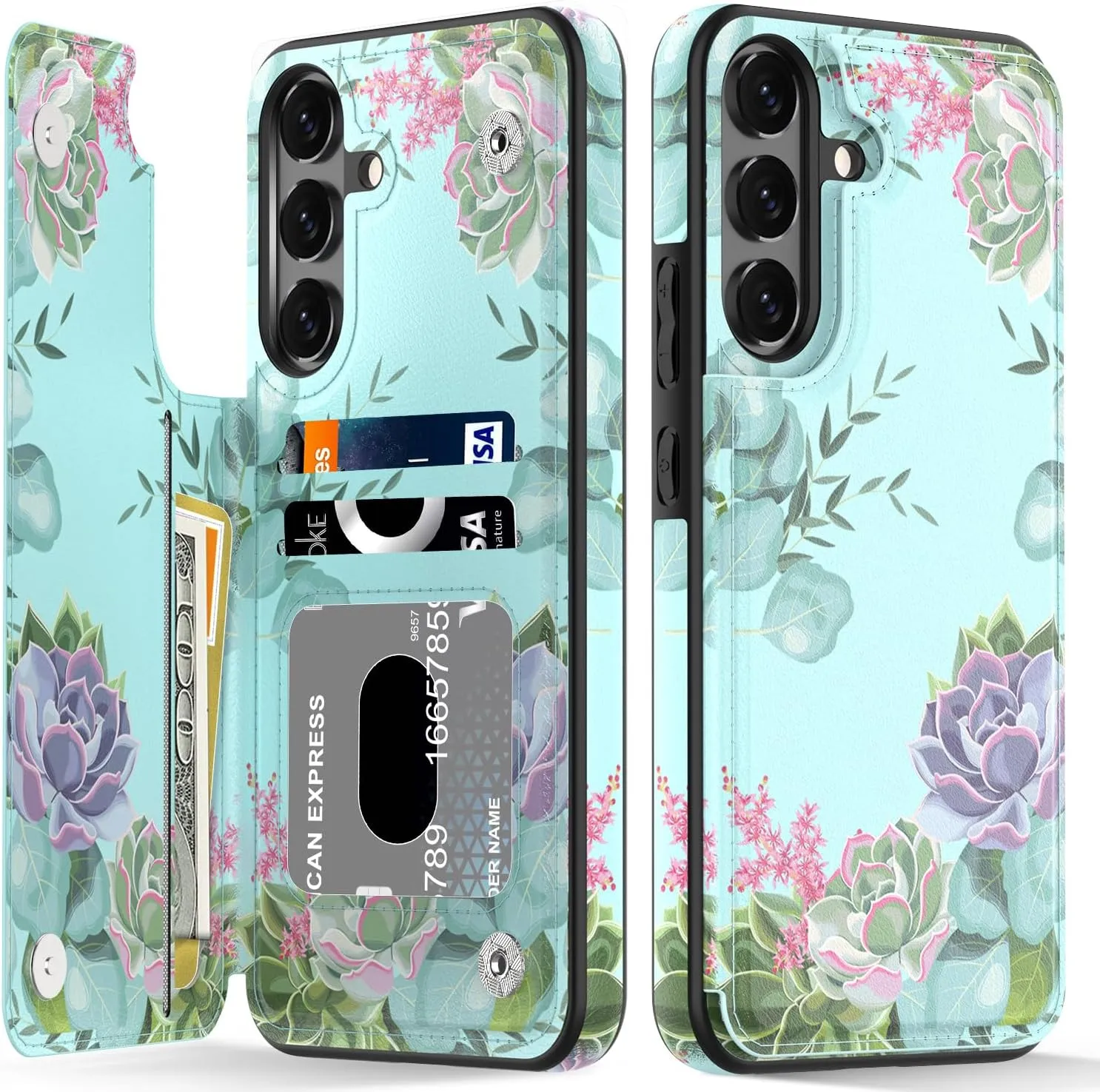 Samsung Galaxy S24 Ultra Fashionable Flower Designs Protective Phone Case