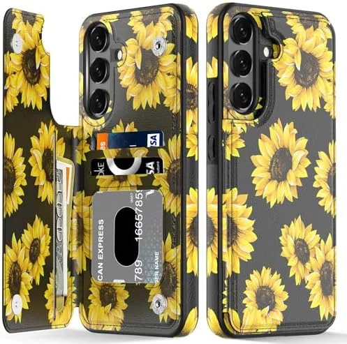 Samsung Galaxy S24 Ultra Fashionable Flower Designs Protective Phone Case