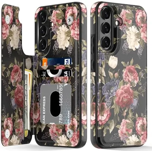 Samsung Galaxy S24 Ultra Fashionable Flower Designs Protective Phone Case