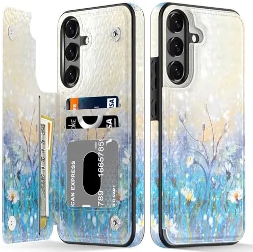 Samsung Galaxy S24 Ultra Fashionable Flower Designs Protective Phone Case