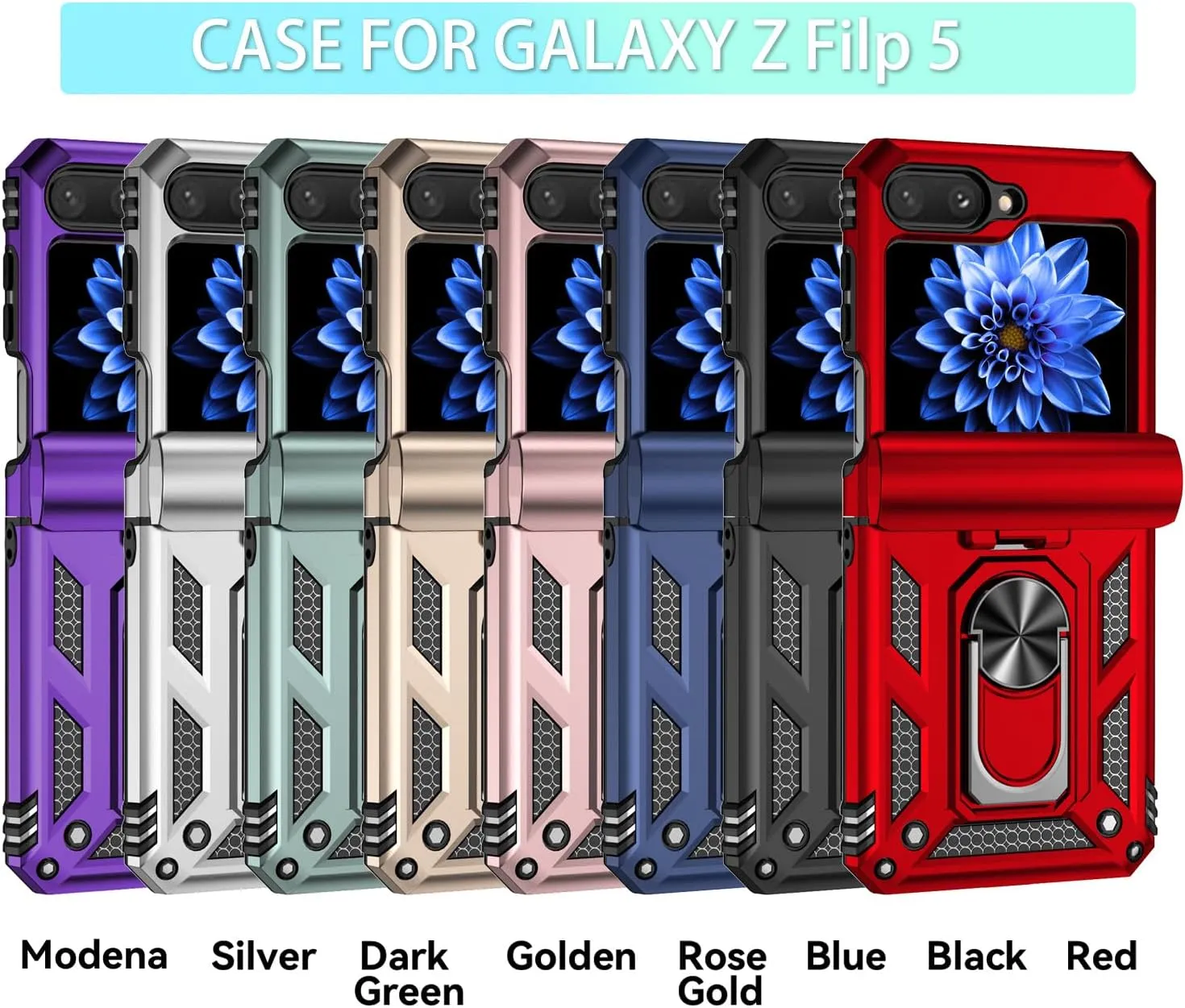 Samsung Galaxy Z Flip 5 Case 5G Shockproof Cover Protective Phone Case