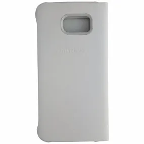 Samsung S-View Flip Cover Case for Samsung Galaxy S6 White