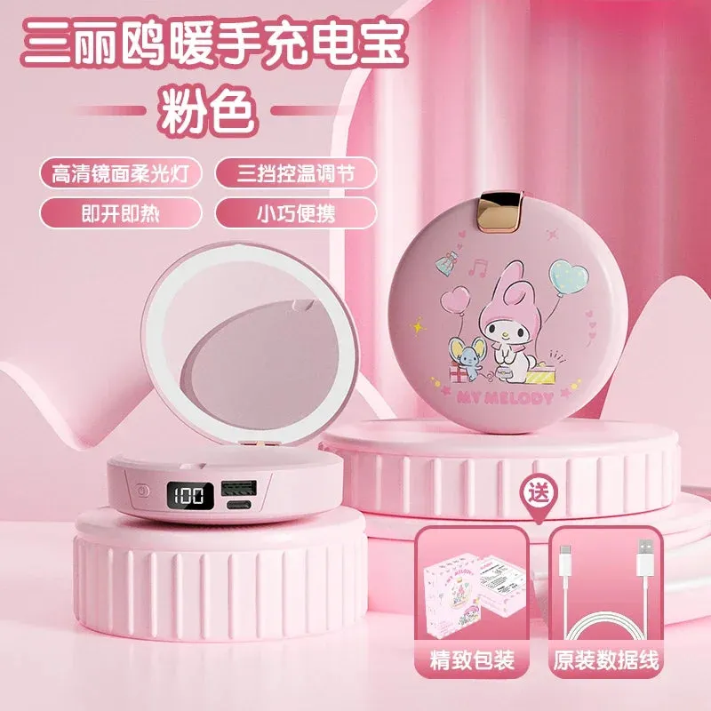 Sanrio Hello Kitty Hand Warmer & Power Bank with Mirror