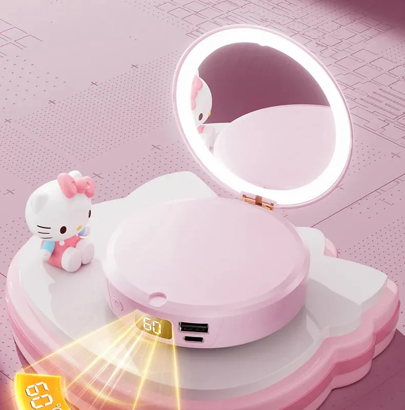 Sanrio Hello Kitty Hand Warmer & Power Bank with Mirror