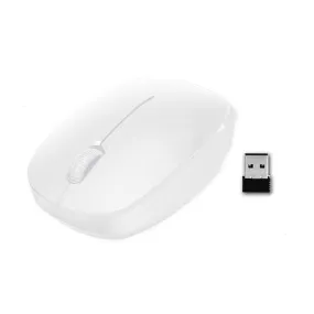 Sansai Ergonomic 2.4GHz Wireless Optical Mouse (White)