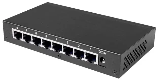 Silent Angel Bonn-N8 High End 8-ports netwerkswitch voor audio verbetering