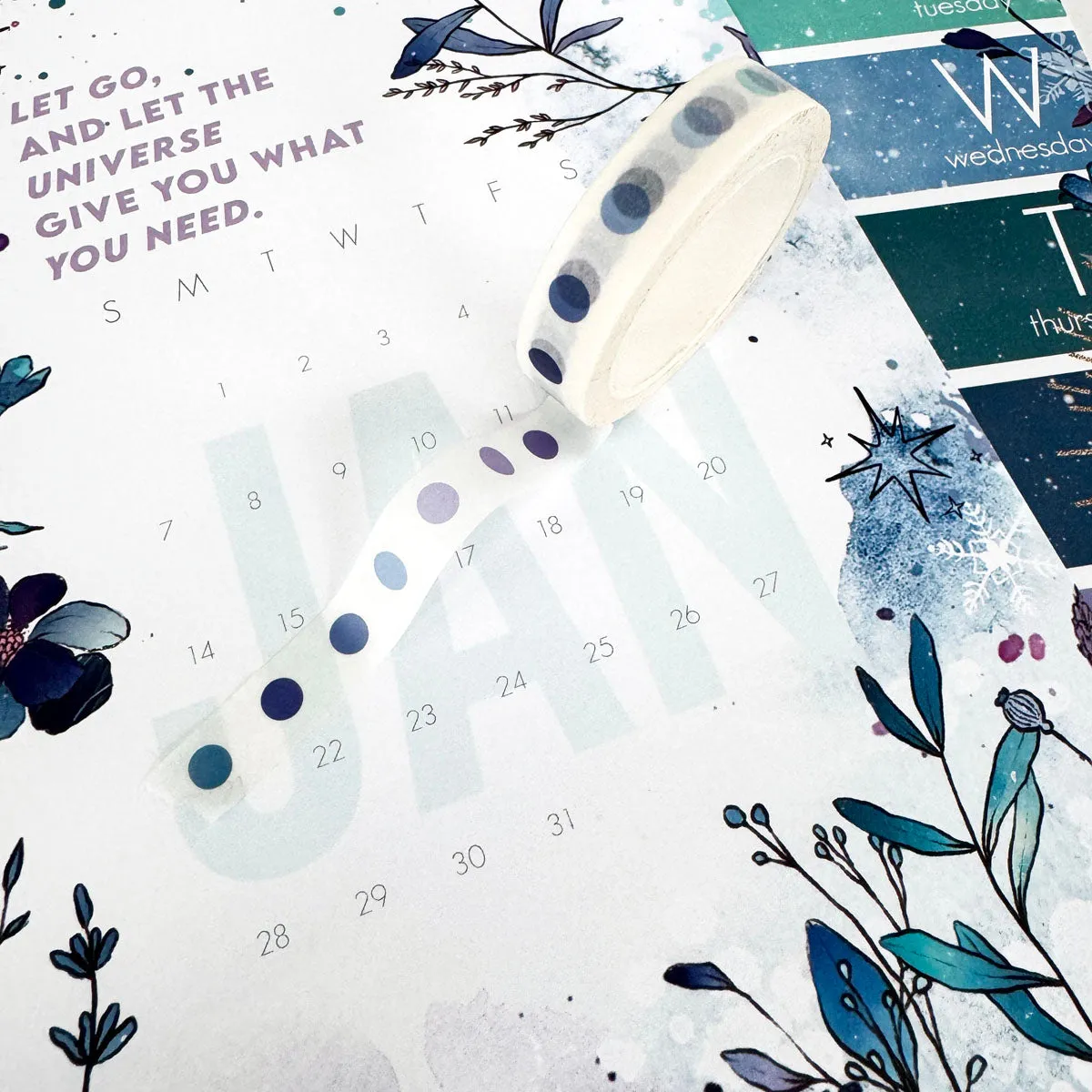 Silent Moon Main Planner Washi January 2024