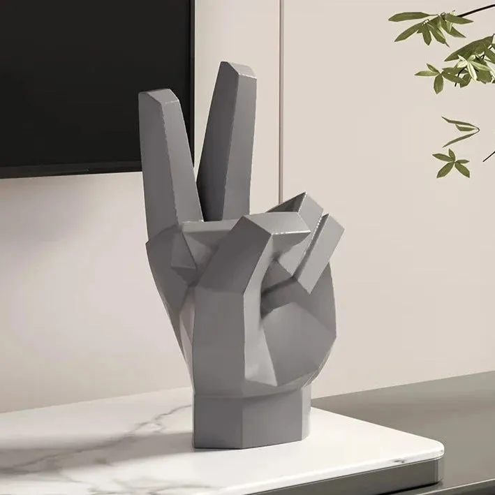 'Silent Signals' Hand Statue