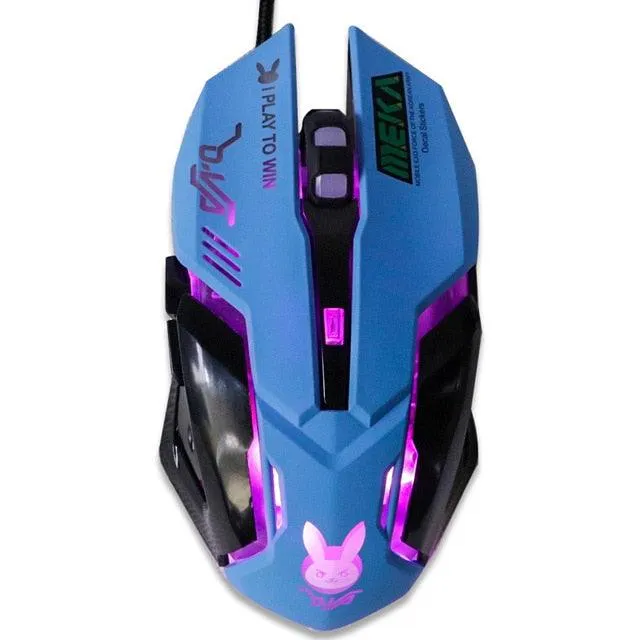 Silent Wired Computer Mouse LED Backlight