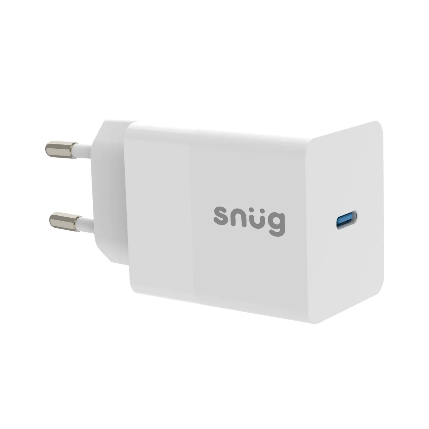 Snug 1 Port PD Home Charger With Cable - 45W - White (SNPW-1PD45PRTCW)