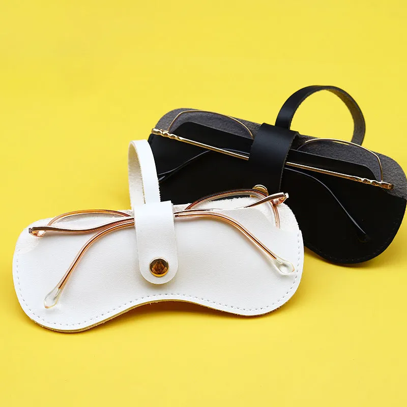 Soft leather sunglass case - protective and stylish