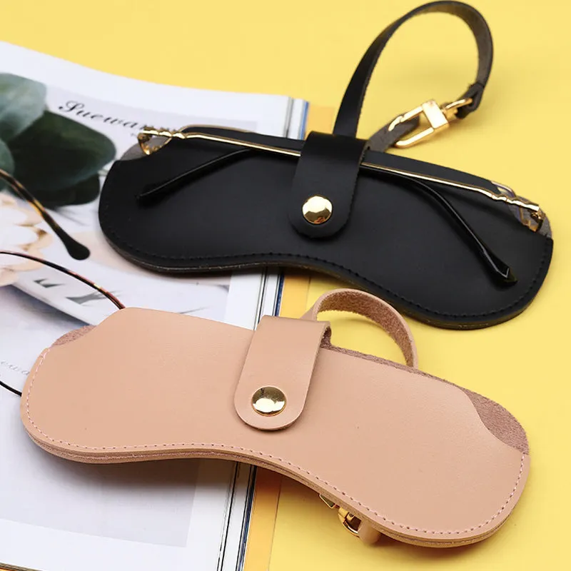 Soft leather sunglass case - protective and stylish