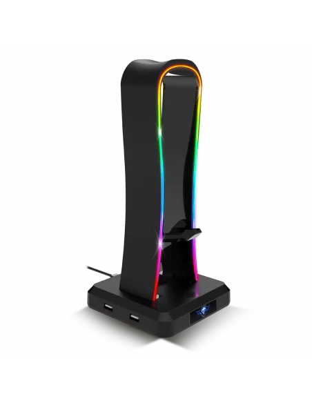 Spirit of Gamer Sentinel RGB Multifunction Headset Stand with 4 USB HUB