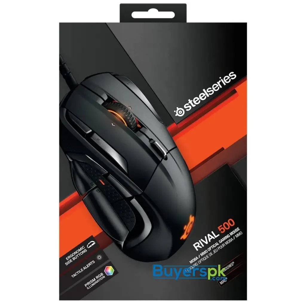 Steelseries Rival 500, Optical Gaming Mouse