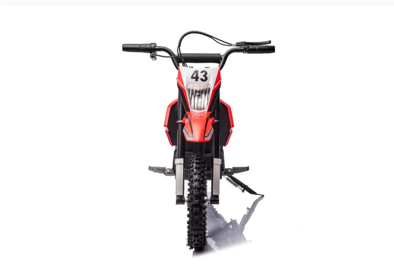 Super Cool 2025 Fast Off Road Electric 36V Kids Dirt Bike Upgraded 1 Seater 350W Motor | Up To 27 K/ph | Leather Seat | Rubber Tires