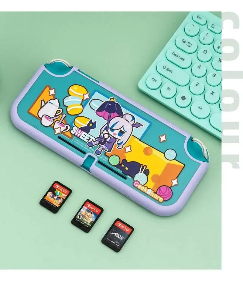 Sweet Cartoon Girl Case - Switch Lite